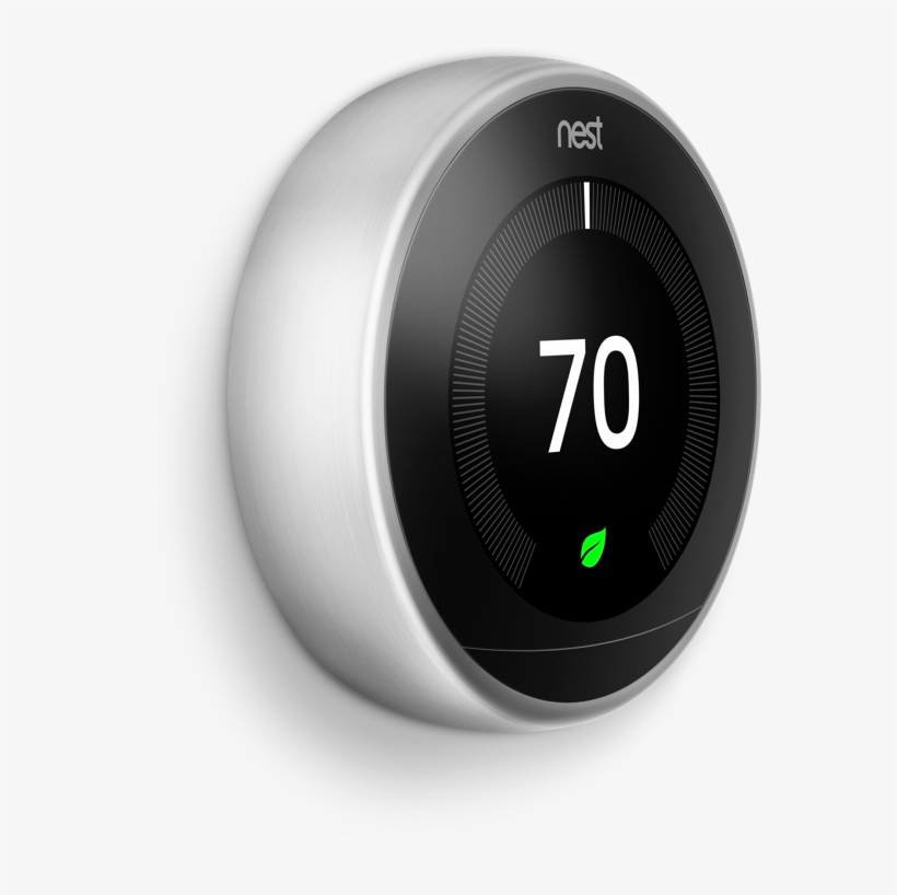 Nest Learning Thermostat, transparent png #7903650