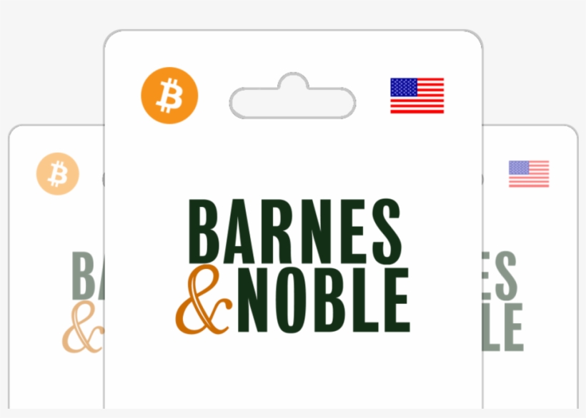 Buy Barnes And Noble Vouchers & Gift Cards With Bitcoin - Graphic Design, transparent png #7903663