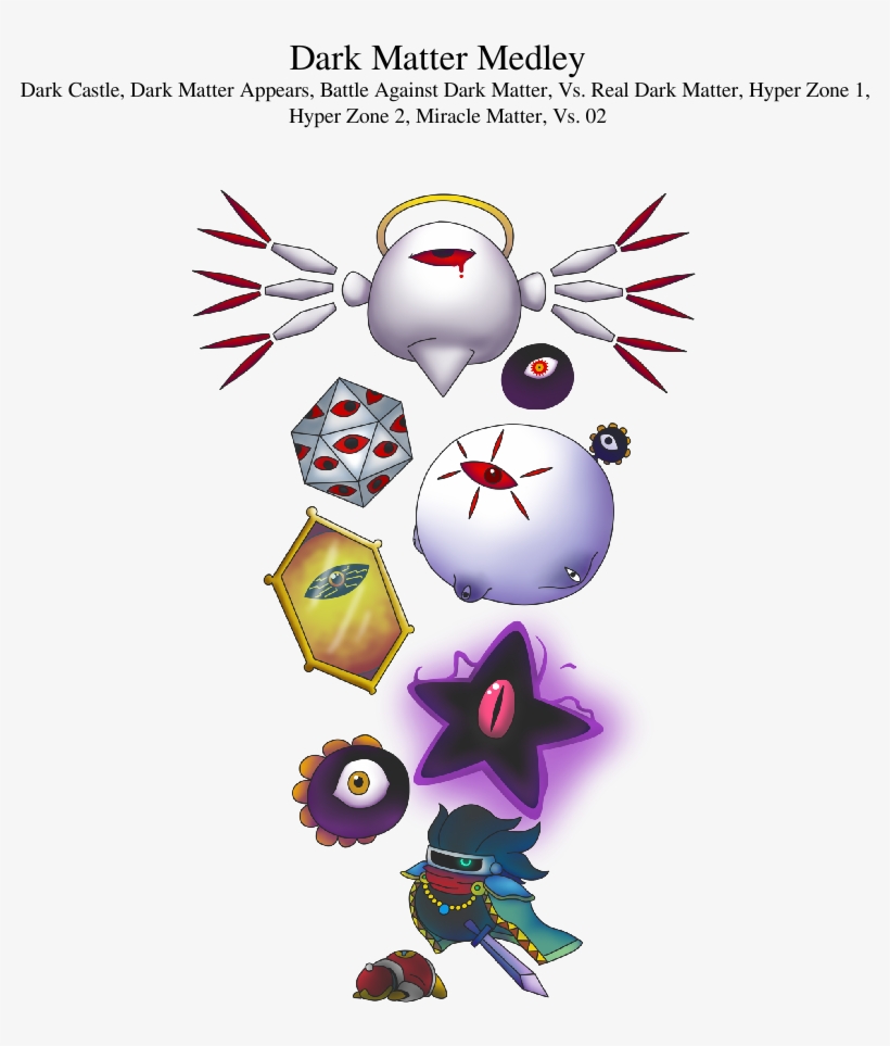 Dark Matter Medley Sheet Music 1 Of 229 Pages - Dark Matter Kirby 64, transparent png #7904004