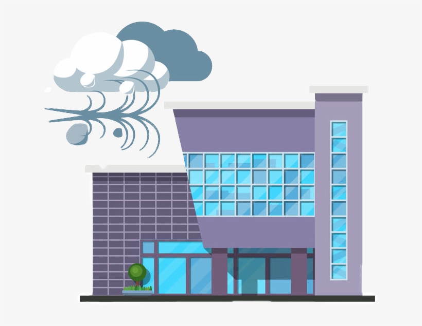 Commercial Roof Repair - Architecture, transparent png #7904472