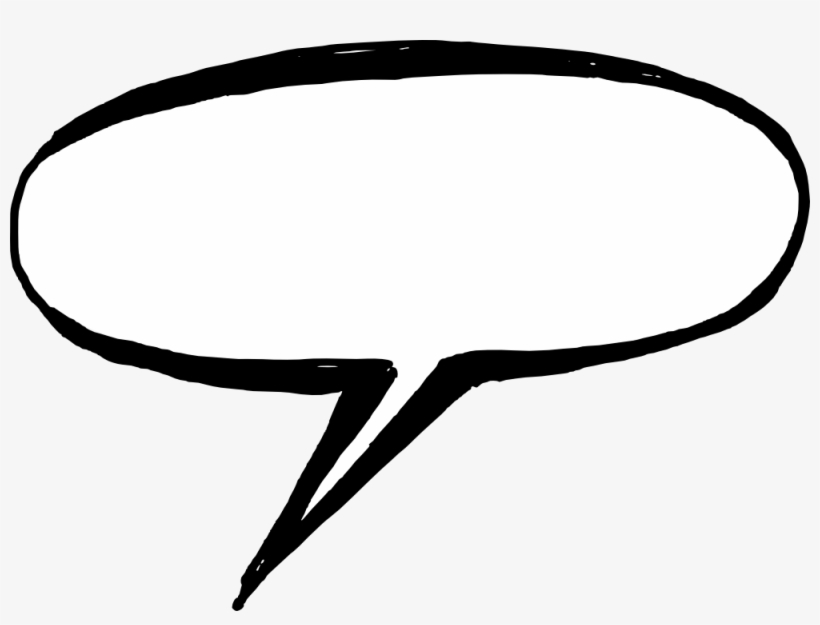 50 Hand Drawn Comic Speech Bubbles Vector - Balloon Speech Draw Png ...