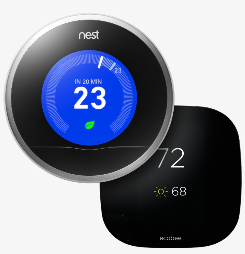 Wifi Thermostat - Nest Smart Thermostat, transparent png #7904775