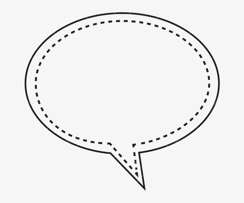 Speech Bubble Outline - Fine Dining Waters, transparent png #7904848