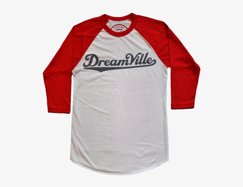 Dreamville Red Logo Raglan, Dreamville T-shirts, Dreamville - T-shirt, transparent png #7905169