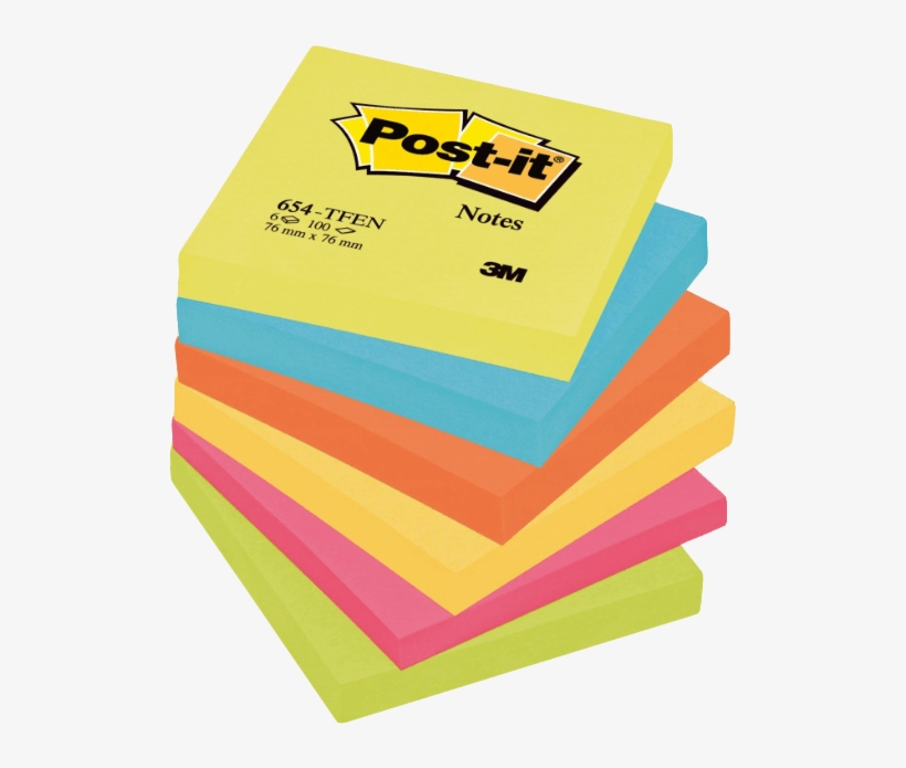 Office Stationery - Sticky Notes, transparent png #7905776