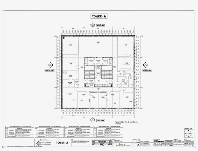 Trump Tower Shop - Technical Drawing, transparent png #7906047