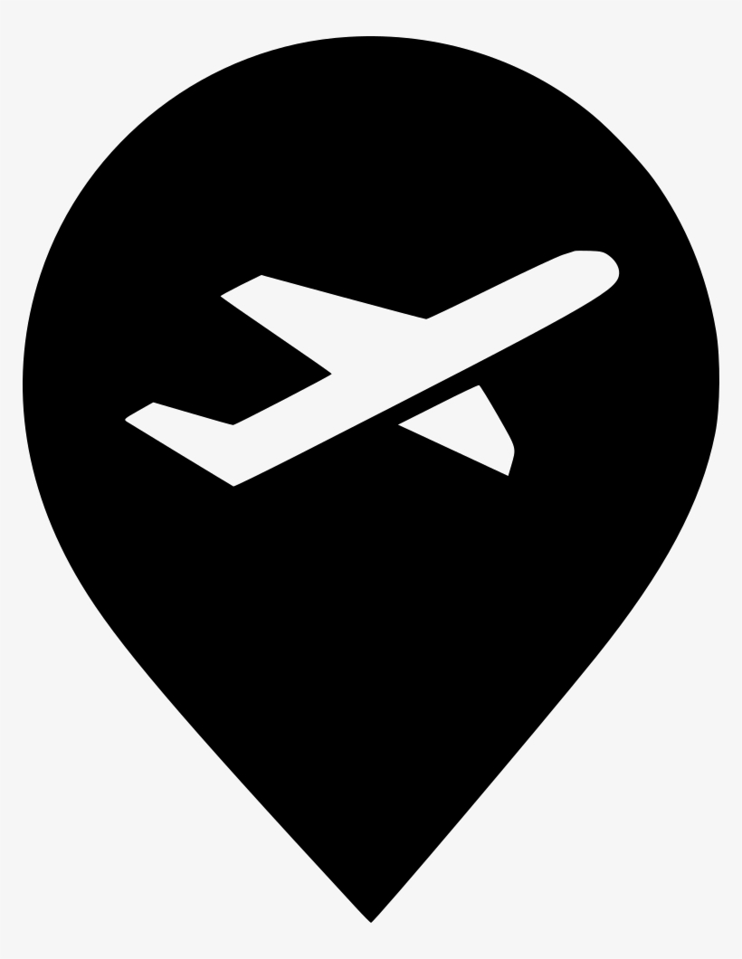 Png File Svg - Map Pointer Icon Airport, transparent png #7906327