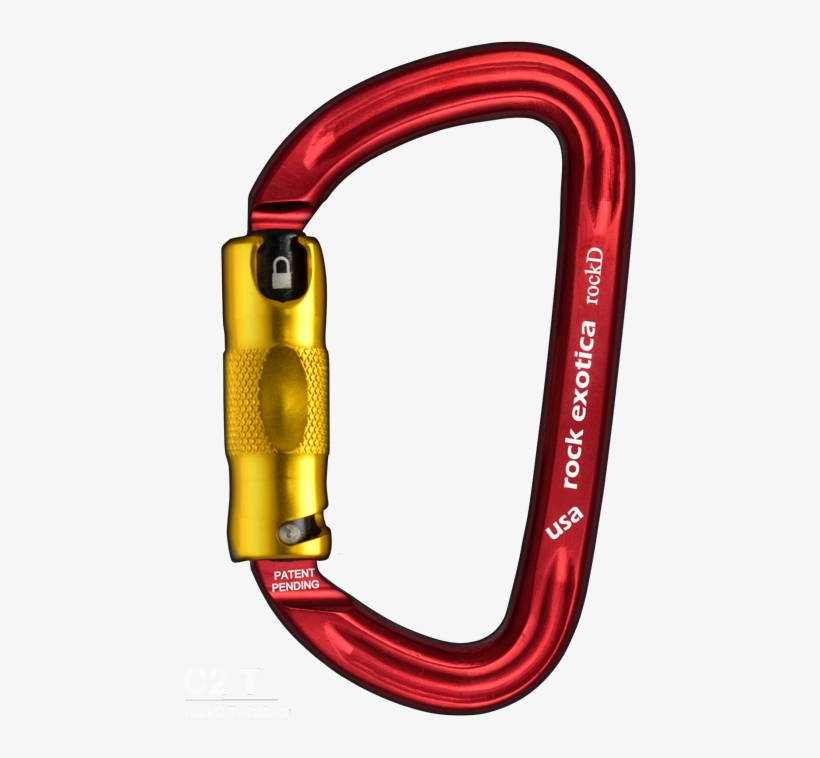 Rockd Twist-lock Carabiner - Twist Lock Carabiner, transparent png #7906492