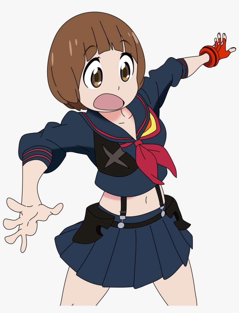 Mako Mankanshoku Drawings - Kill La Kill Mako Senketsu, transparent png #7906667