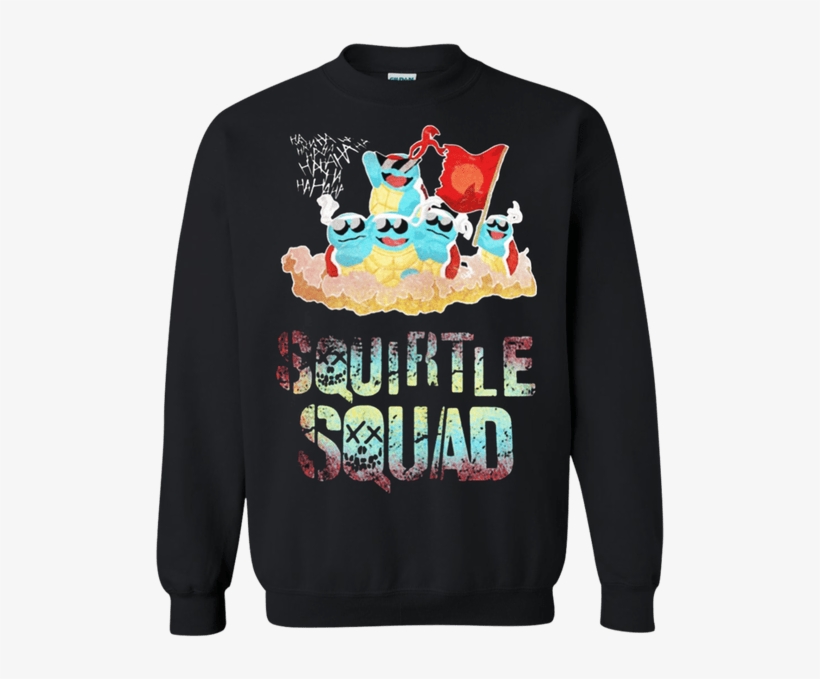 Squirtle Squad Shirt G180 Gildan Crewneck Pullover - Rick And Morty Pullover, transparent png #7906867