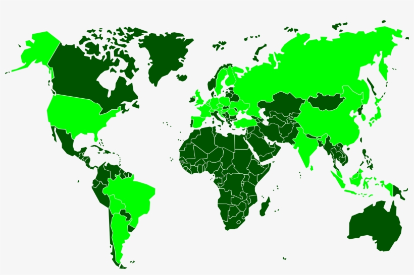 World - Simple World Map Svg, transparent png #7907156