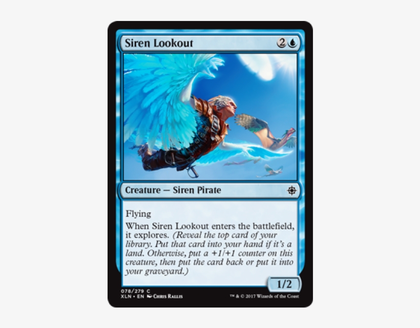 Siren Lookout Ixalan English - Best Magic Water Cards, transparent png #7907839