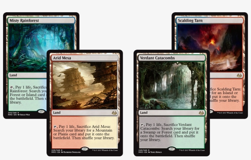 Marsh Flats Hangs Out With His Friends, So I Guess - Modern Masters 2017 Fetchlands, transparent png #7907892