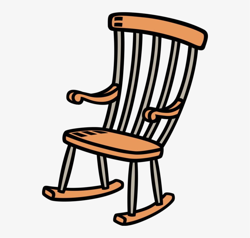 544 X 700 3 - Rocking Chair Clipart Png, transparent png #7907897