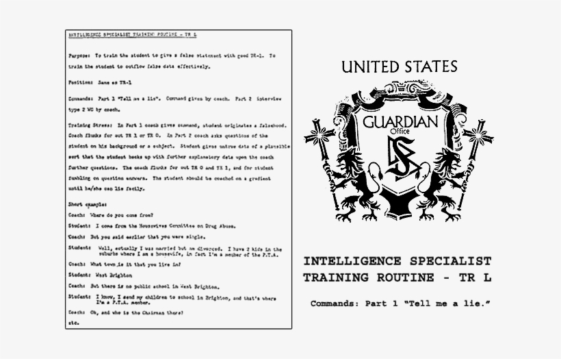 Intelligence Specialist Training Routine - Document, transparent png #7908440