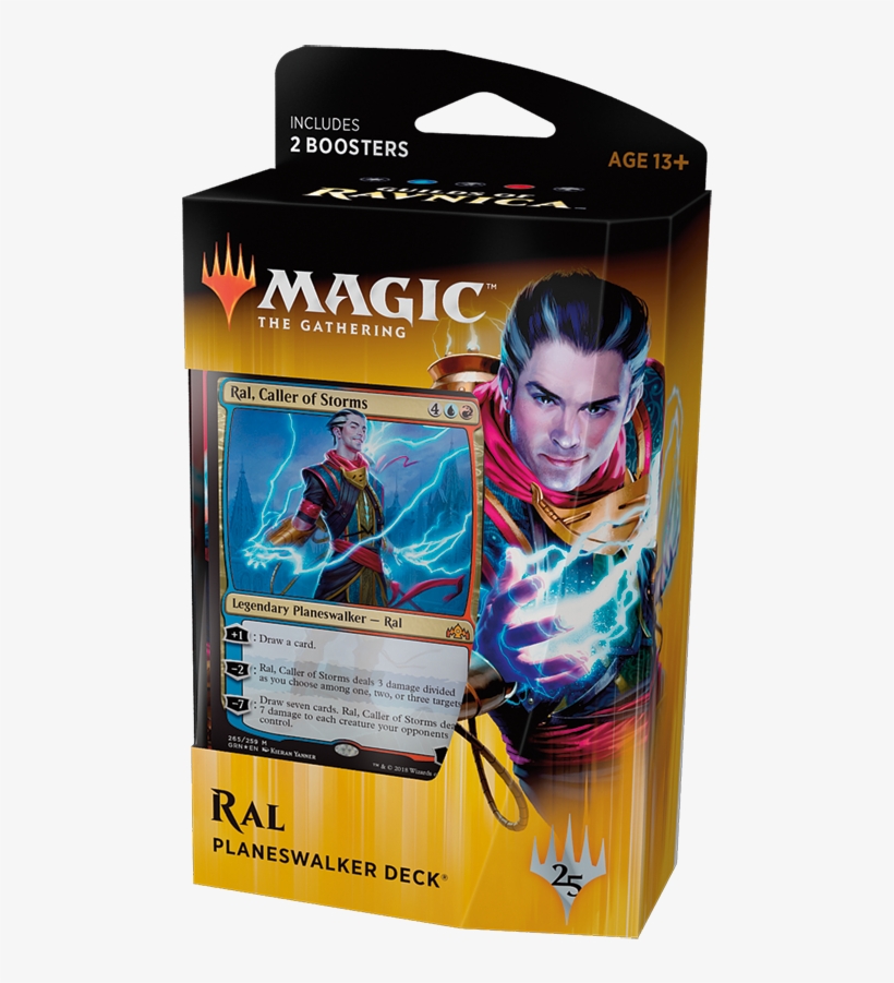 Guilds Of Ravnica, Ral, Caller Of Storms Planeswalker - Guilds Of Ravnica Planeswalker Decks, transparent png #7908807