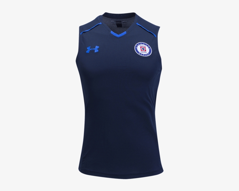 Under Armour Cruz Azul Sleeveless Training Jersey 17/18 - Active Tank, transparent png #7908991