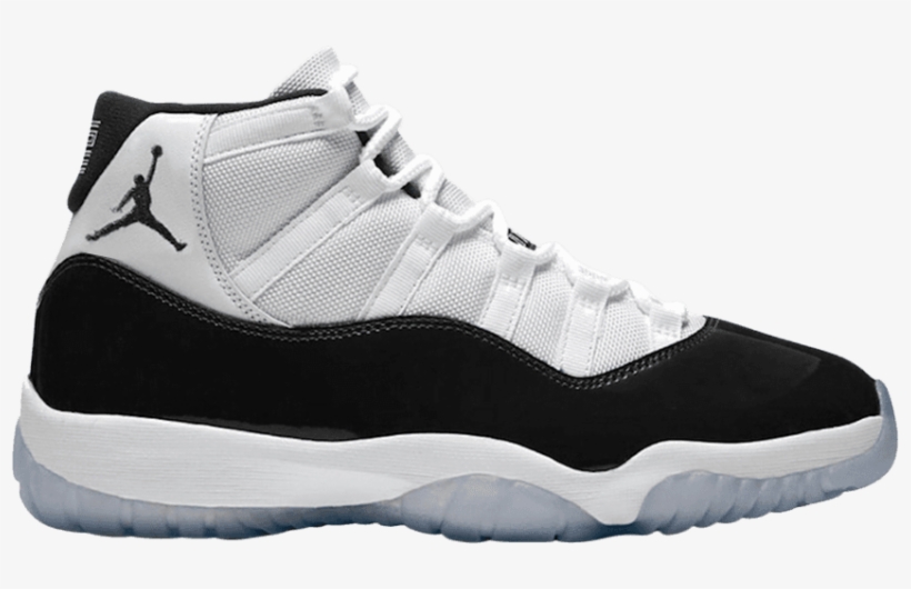 2018 Nike Air Jordan 11 Concord Xi Black White 378037-100 - Air Jordan, transparent png #7909174