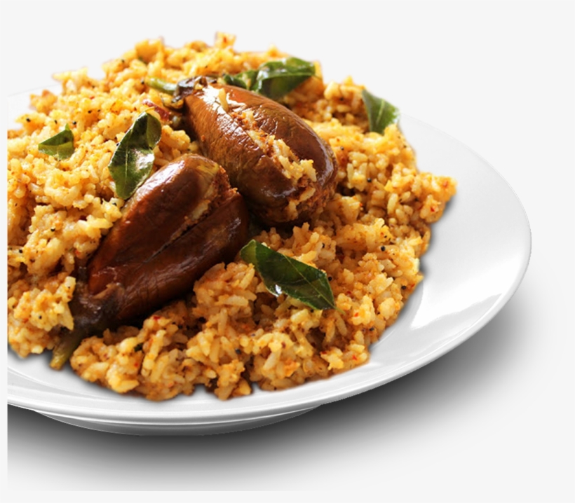 Previous - Next - Rice With Brinjal, transparent png #7910307