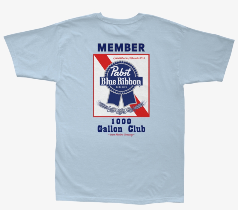 Lmc X Pbr Members Only Stock Tee - Pabst Blue Ribbon, transparent png #7910478