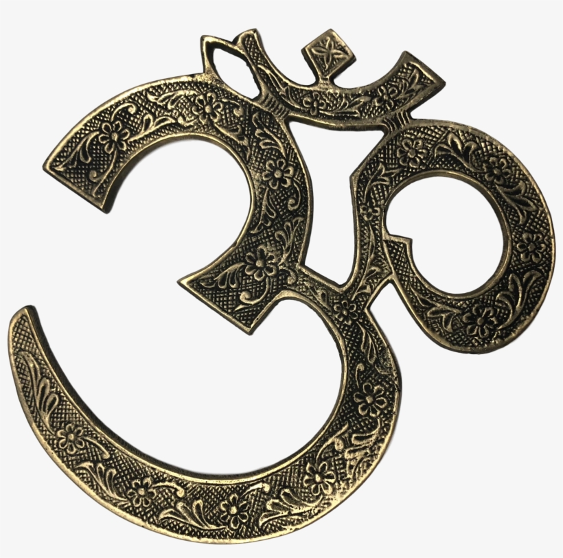 7″ Floral Om - Cross, transparent png #7910502