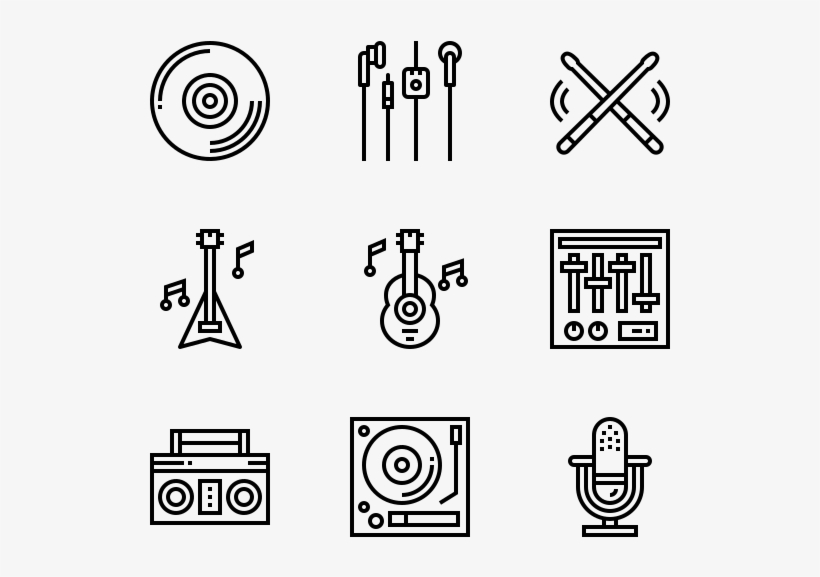 Music - Design Vector Icon, transparent png #7910536