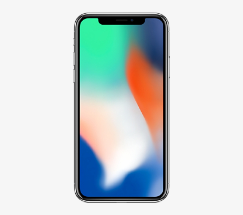 Iphone X Riyadh 64gb Silver - Iphone X, transparent png #7910691