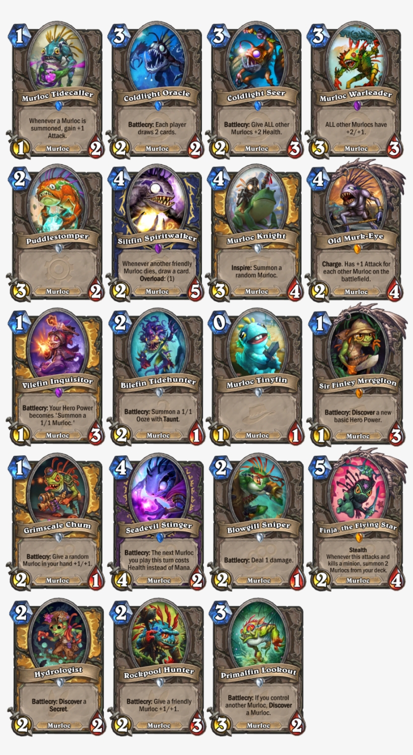 Murloc Spells - - Hearthstone เม อ ร์ ล็อค, transparent png #7911589
