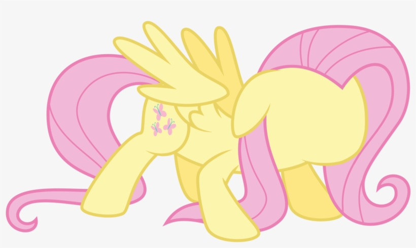 Edit, Fluttershy, No Face, Safe, Simple Background, - Fluttershy, transparent png #7911616