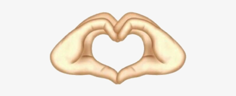 Hands Heart Emoji Cute Love Niche Moodboard Overlay - Heart Hands Emoji, transparent png #7911781