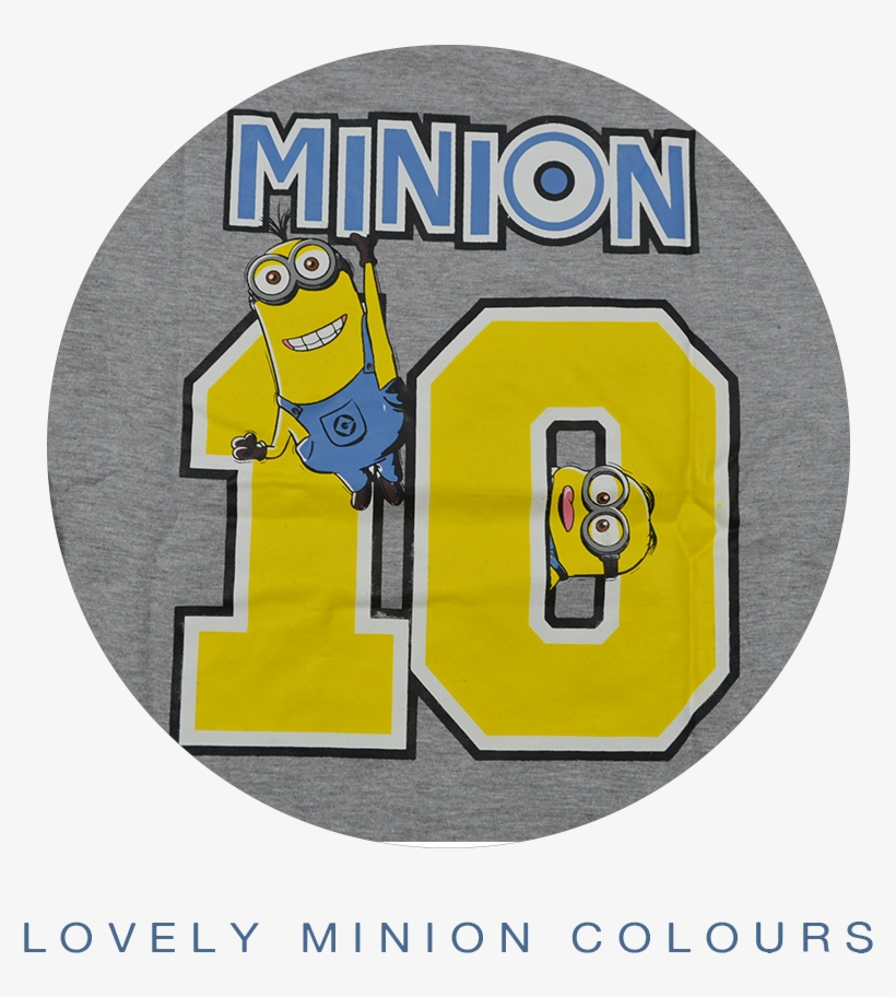 Boys Official Minions Long Sleeve T-shirt Brand New - Cartoon, transparent png #7911924