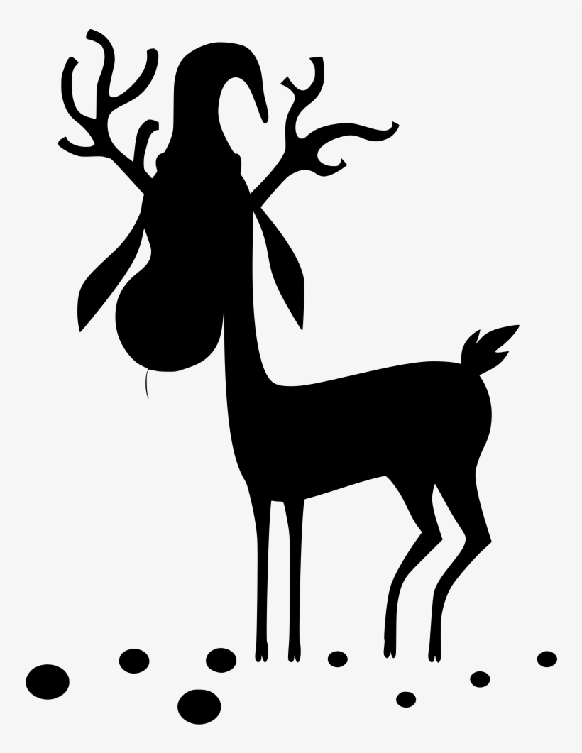 Download Png - Christmas Deer Png, transparent png #7912139