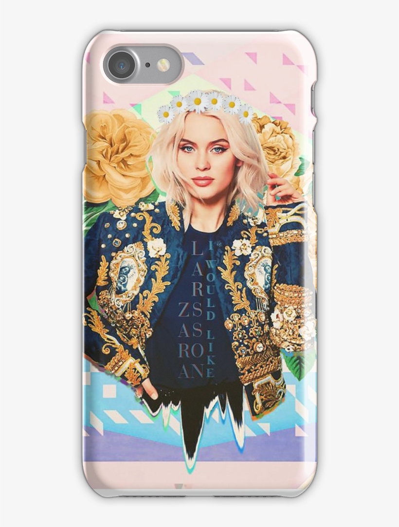Zara Larsson Flower Iphone 7 Snap Case - Zara Larsson 2017 Photoshoot, transparent png #7912546