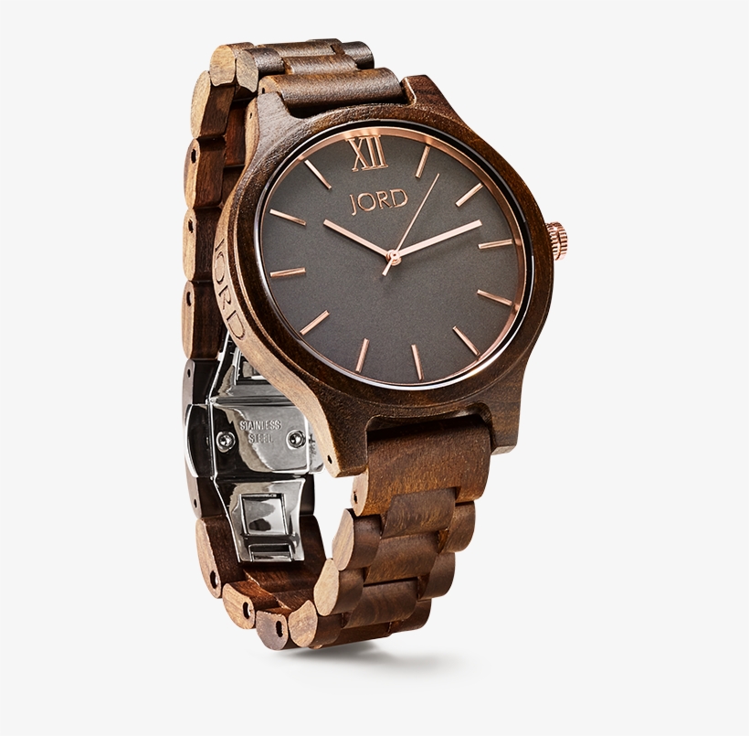 Wood Fashion Watch - Watch, transparent png #7912555