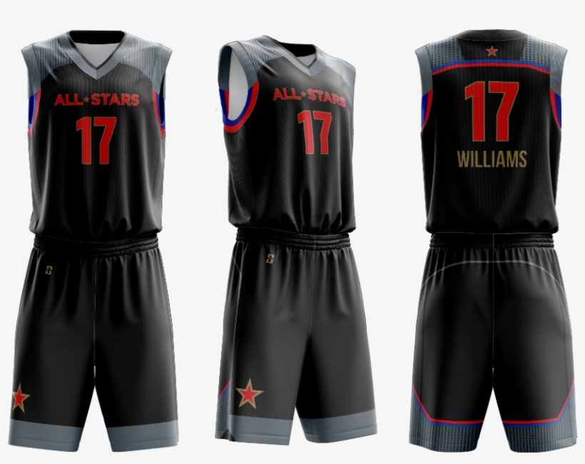 2017 All Star Game Uniform - Free Basketball Uniform Mockup, transparent png #7912658