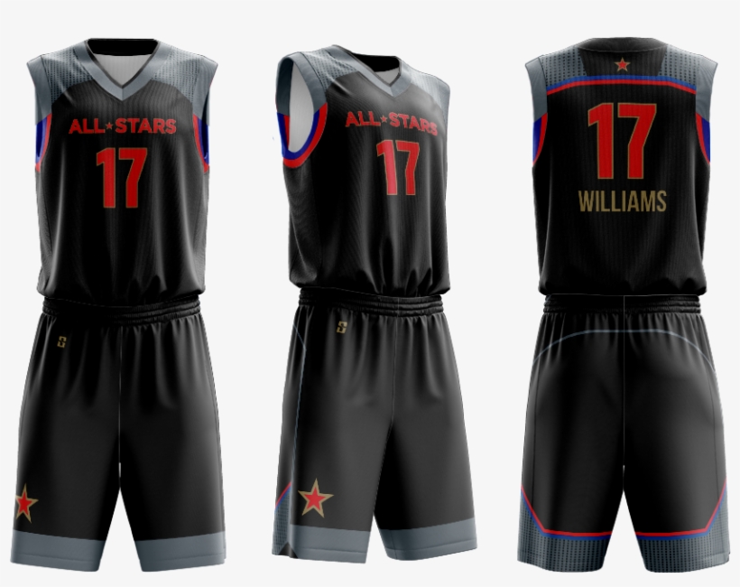 Download 2017 All Star Game Uniform - Free Basketball Uniform Mockup - Free Transparent PNG Download - PNGkey