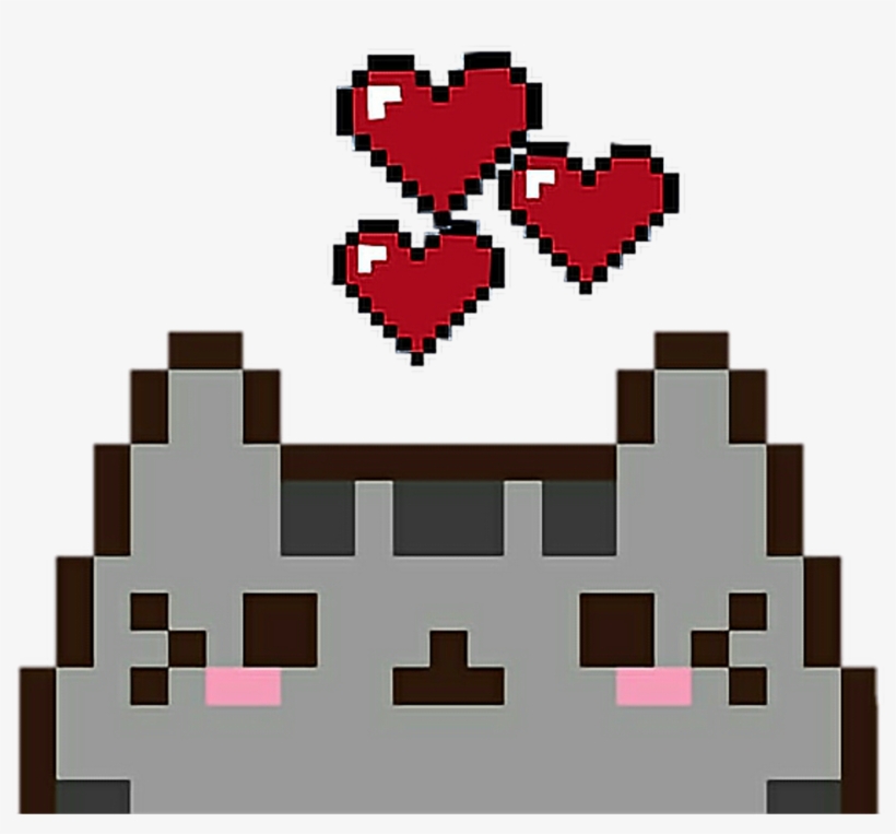 Hearts Sticker - Cute Backgrounds Pixel Art, transparent png #7914560