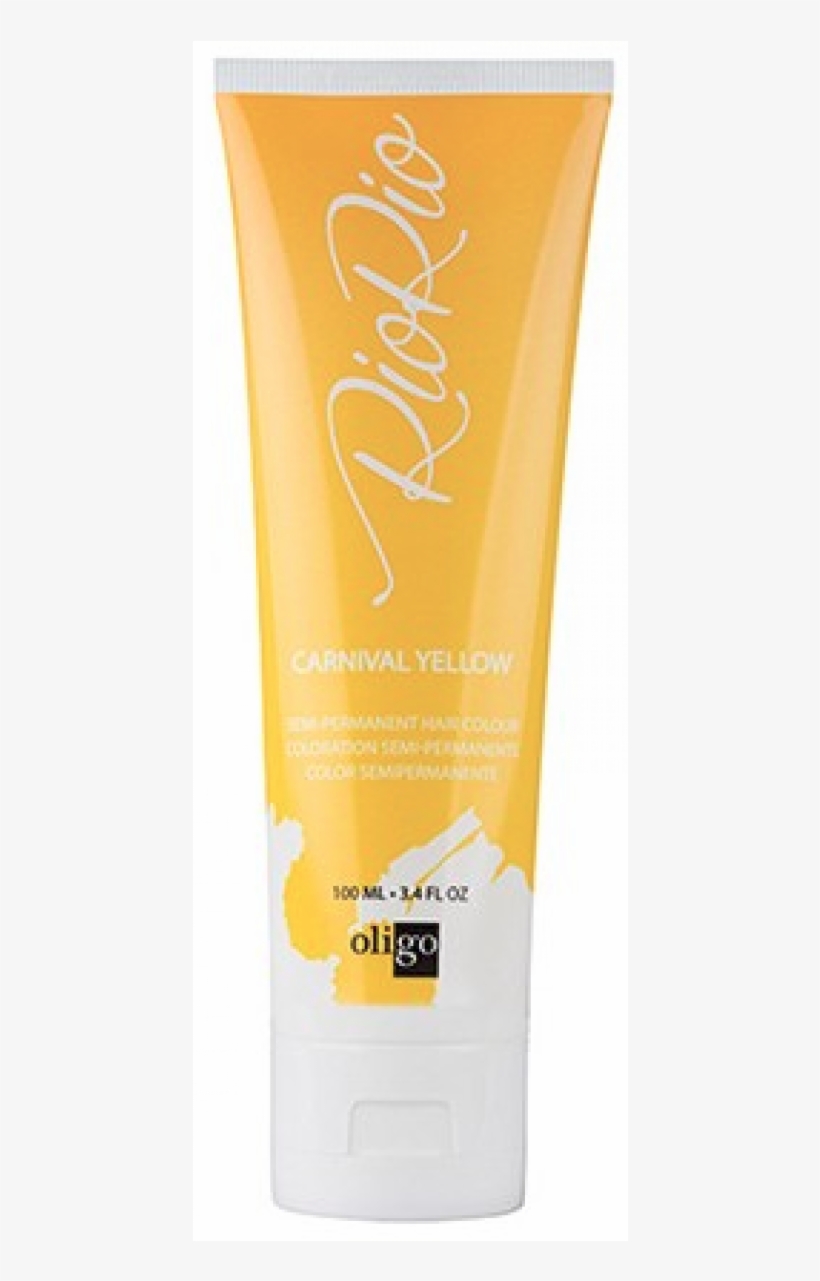 Semi-permanent Hair Color Carnival Yellow 100 Ml - Cosmetics, transparent png #7915018