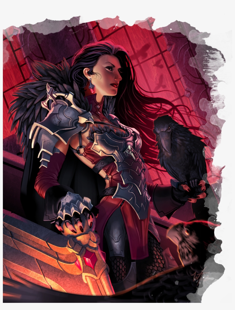 The Homebrewery Naturalcrit Raven - Half Elf Warlock Raven Queen, transparent png #7915776