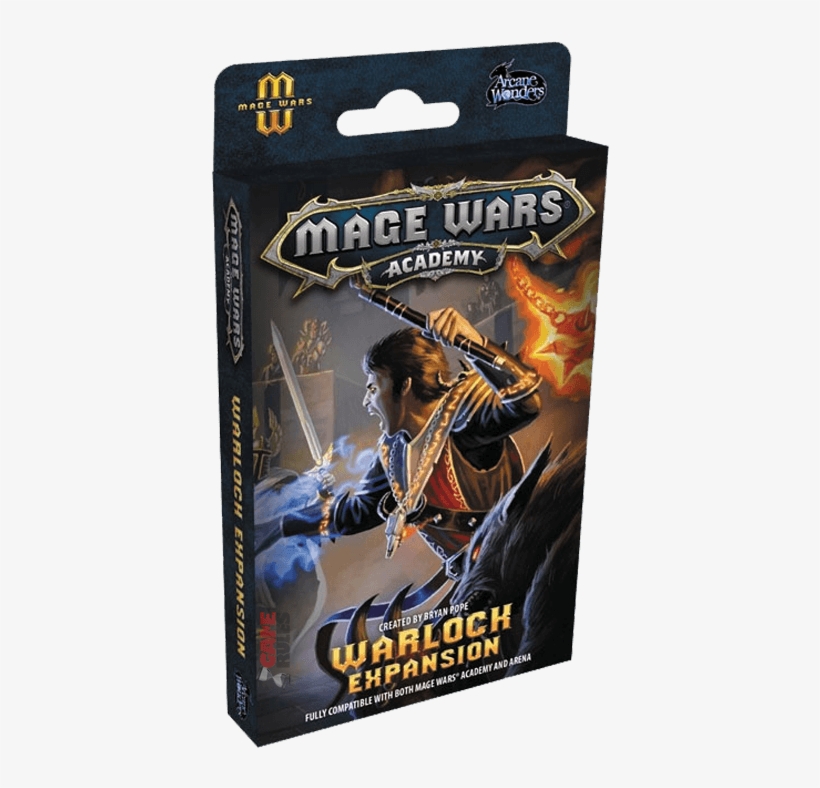Magewars Academywarlock Ob - Mage Wars Academy Warlord Expansion, transparent png #7915833