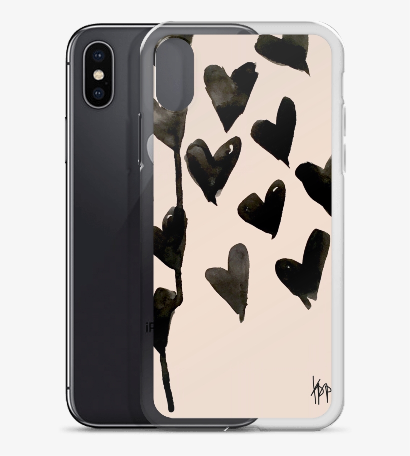 Black Hearts Forever - Mobile Phone Case, transparent png #7915913