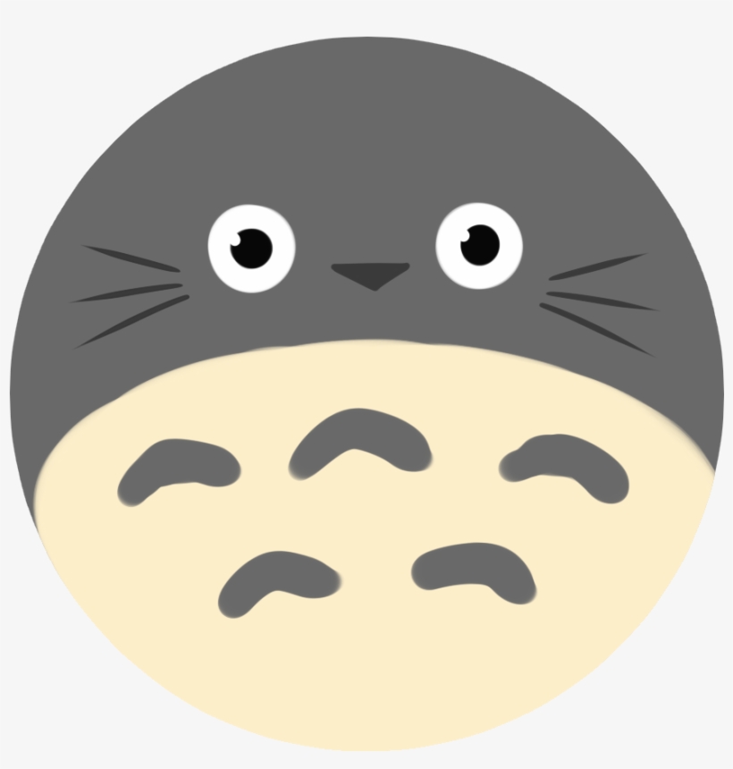 Totoro Totorobadge Ghiblimerch Ghibli Chapa - Totoro Badge, transparent png #7916019