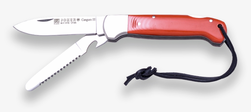 Multifunction Hunting Knife Joker Canguro Iii Stainless - Utility Knife, transparent png #7917376