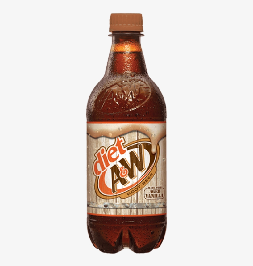 Au0026w Diet Root Beer - 20 Oz Diet A&w Root Beer, transparent png #7919384