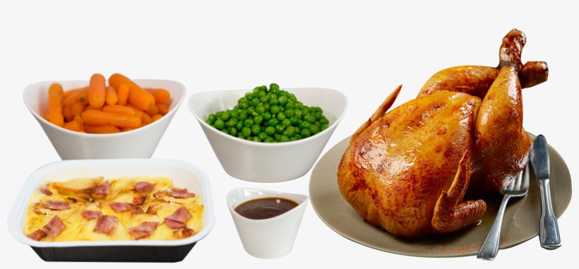 Roast Chicken & Potato Bake Feast - Saffron Bun, transparent png #7919385