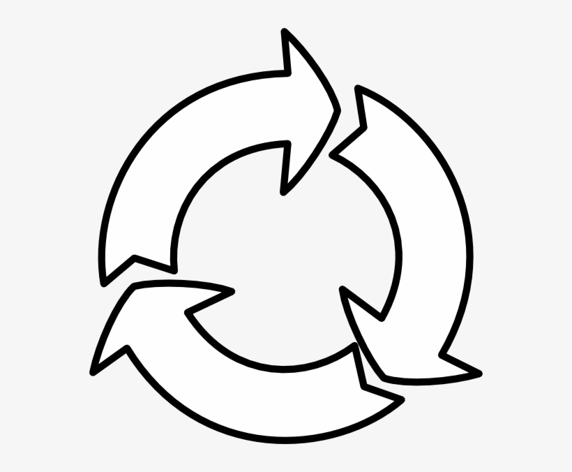 Reduce Reuse Recycle Black And White Png - Free ...