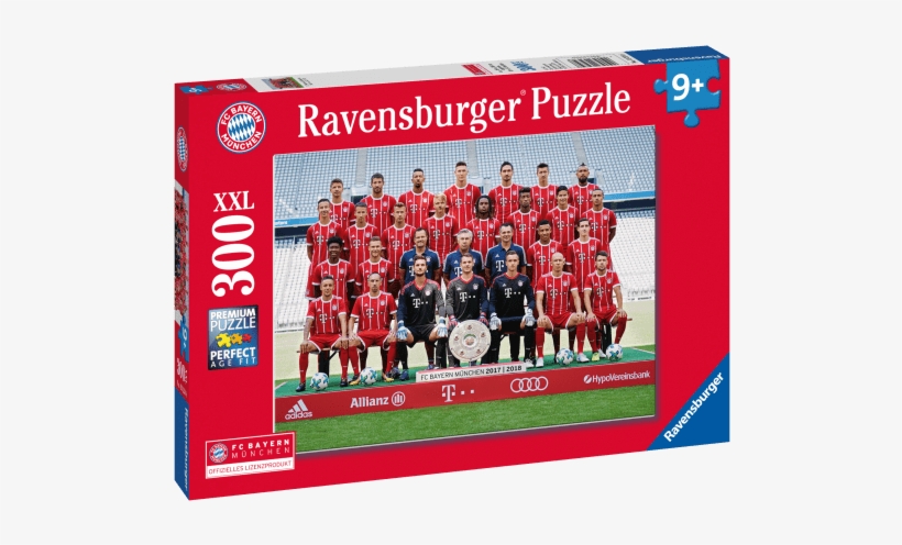 Jigsaw Puzzle Team 17/18 - Fc Bayern 17 18, transparent png #7919704