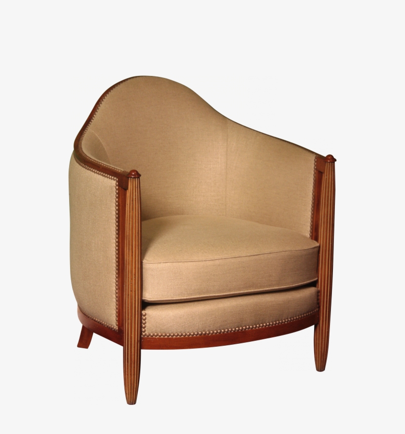 Easychair Rétro Art-nouveau Style - Meubles Art Nouveau, transparent png #7919716