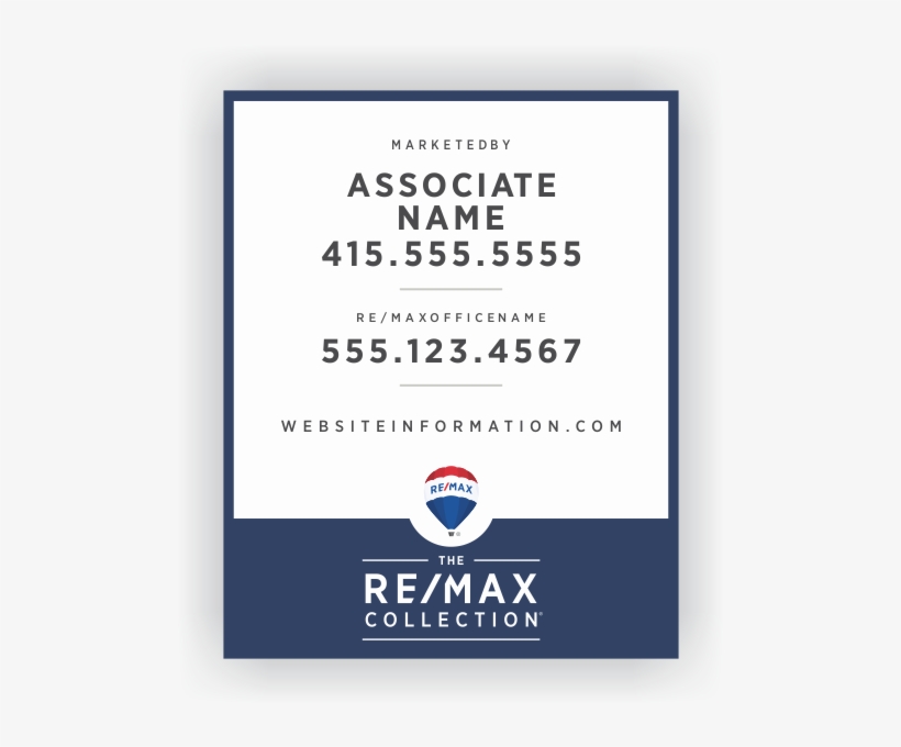 Re/max Collection For Sale Sign New - Printing, transparent png #7919756