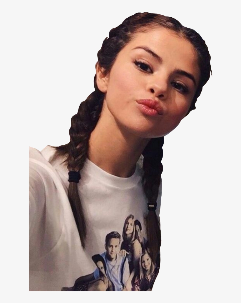 Selfie Sticker - Selena Gomez Duck Face Selfie, transparent png #7919761